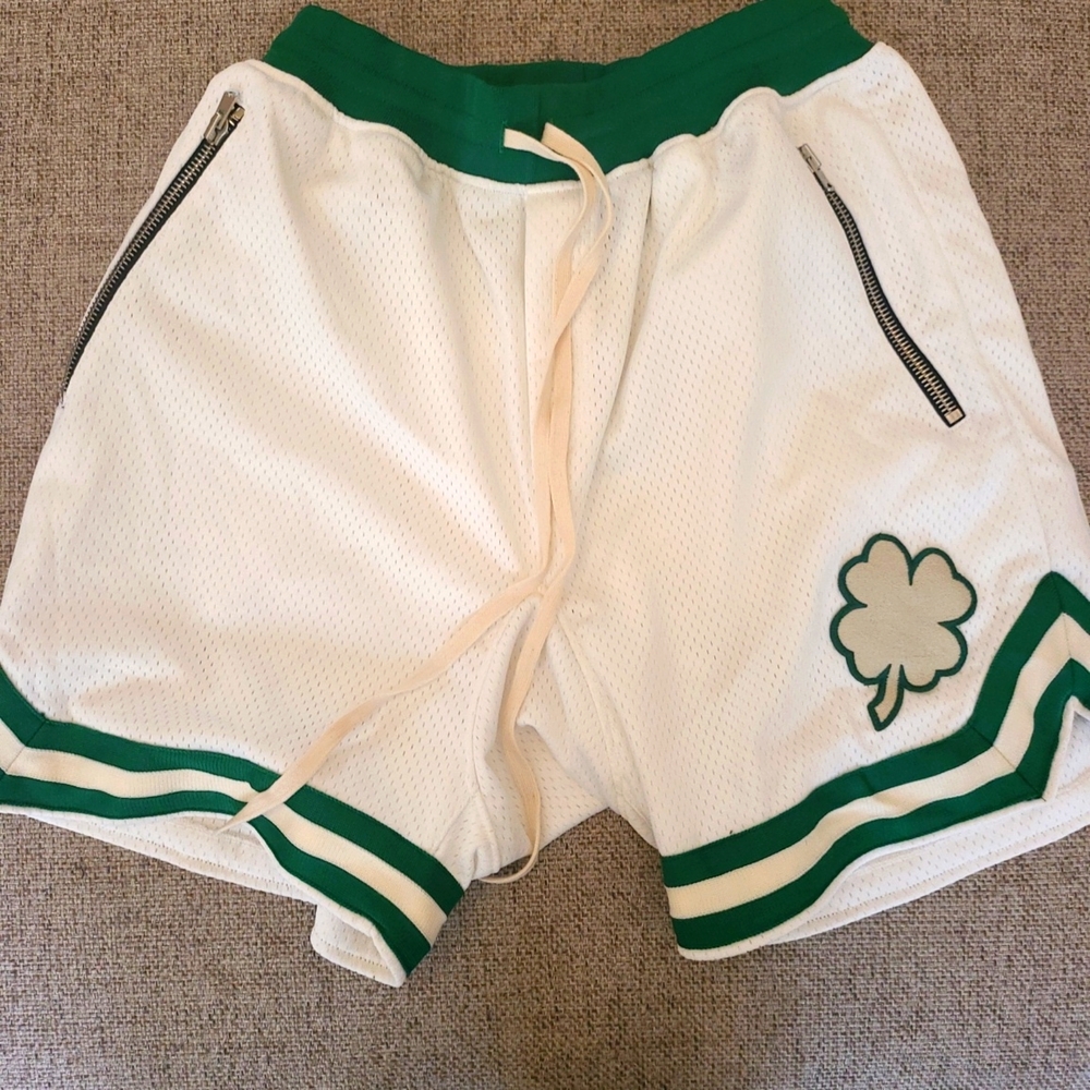 RARE Fear Of God 5th Collection 1987 Celtics Mesh Basketball Shorts AUTHENTIC!!